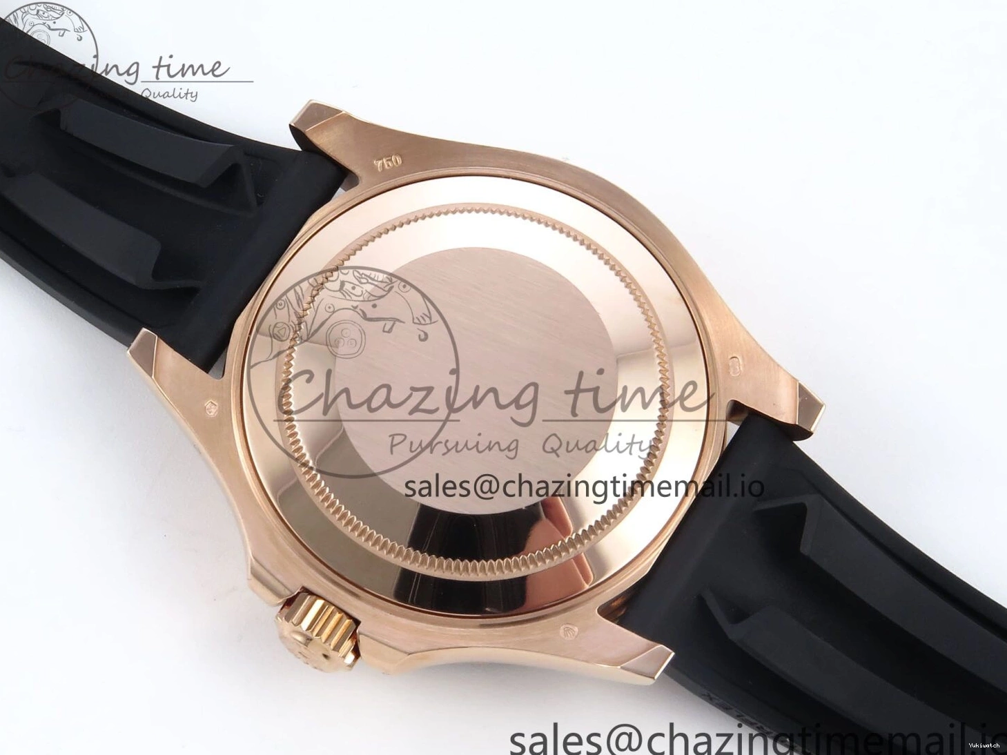 126655 A3235 Yacht-Master EWEF Dial Black 40mm on Best Strap Edition Oysterflex 0413